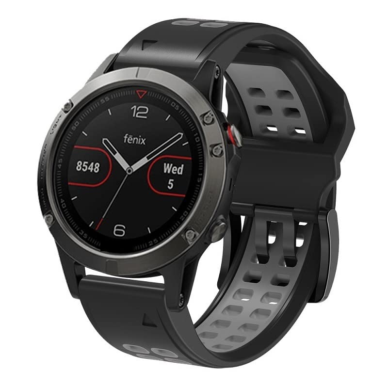 Correa de silicona de 22mm para Garmin Fenix 7 y 6 Pro 3