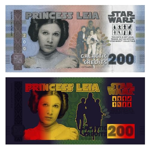 FANTASY CLUB Billet Star Wars Trilogie originale Princesse Leia | Marchandising officiel | Édition limitée avec hologramme doré et effets UV