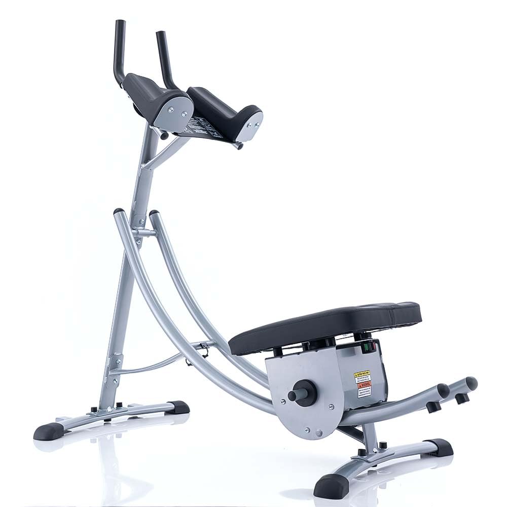 Propel FitnessOne Ab Slider for Home Gym | Core Strength & Ab Toning Machine | Abdominal Exerciser | Full-Body Core Trainer | 100 kg Capacity, silver