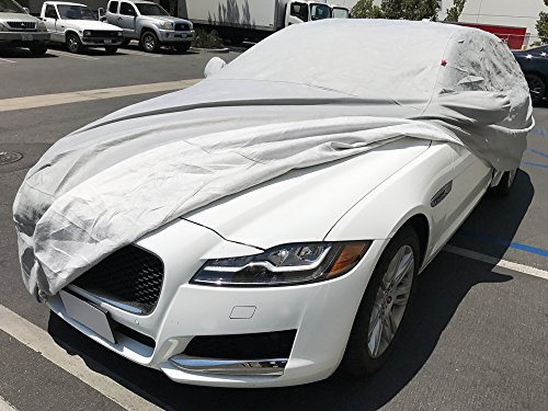 CarsCover Custom Fits for 2009-2024 Jaguar XF Car Cover Heavy Duty Weatherproof Ultrashield Covers