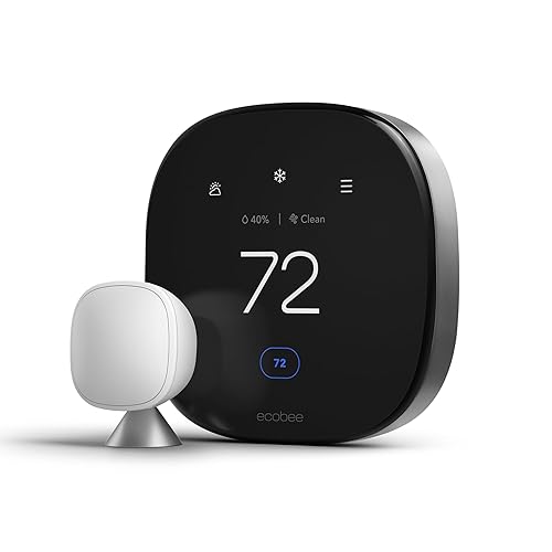 ecobee Smart Thermostat Premium with Smart Sensor and Air Quality