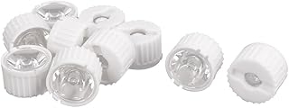 N/D 10 lentes ópticas con ángulo de visión de 20 grados con soporte, color blanco