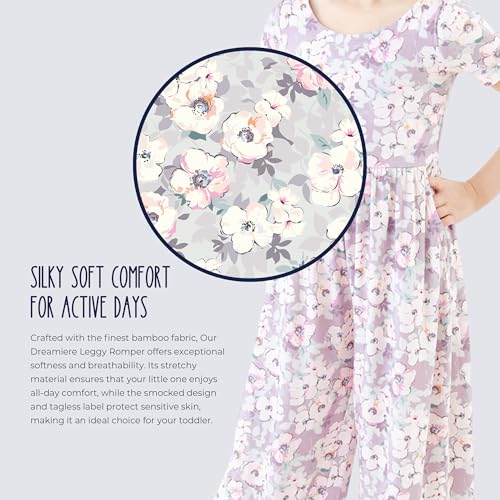 Leggy Romper Shortsleeve for Girls | Soft Stretchy Toddler Romper | Comfortable | One-Piece | Stylish Pocket Outfit2