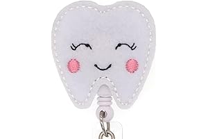 Dental School Essentials: Adorable Smiling Tooth Badge Holder