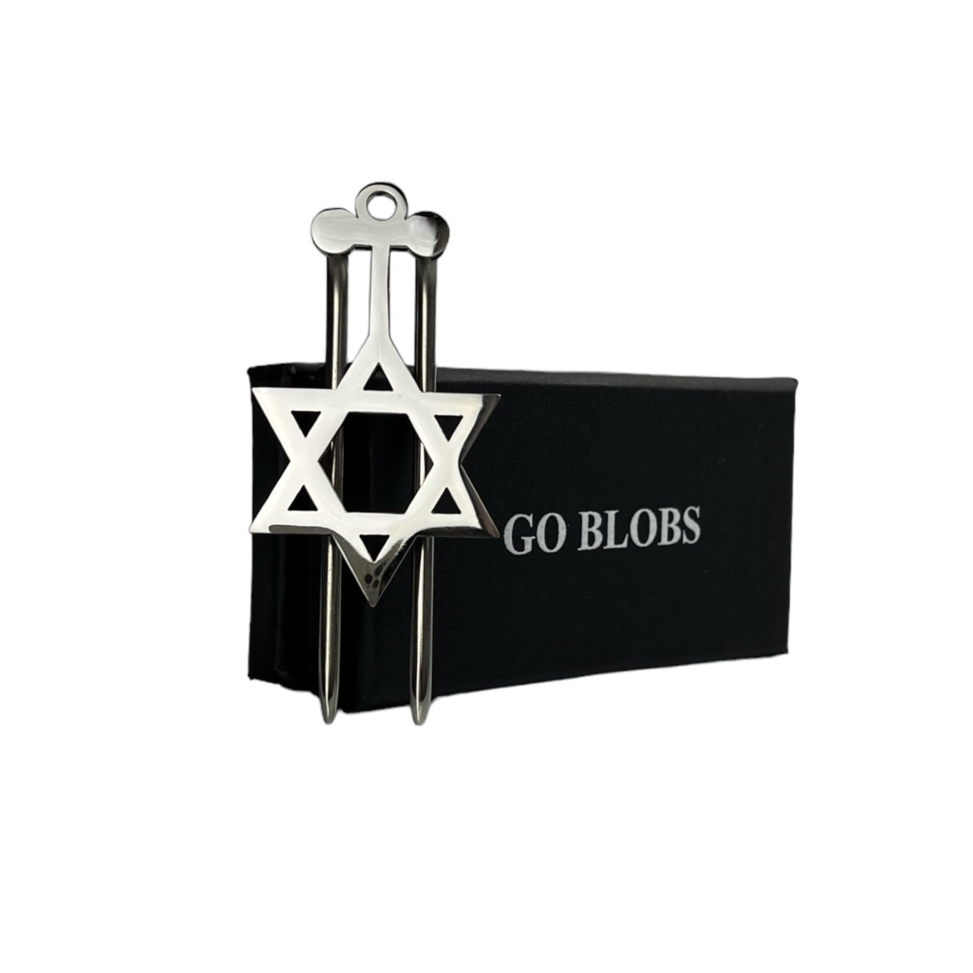 GO BLOBSBookmark, Star of David, Book Markers, Gifts for Men, for Women, Birthday, Book Lovers, Stainless Steel Holder, Teacher, Student, Christmas, Family, Classic Jewish Israel Book Accessory(Star of David)