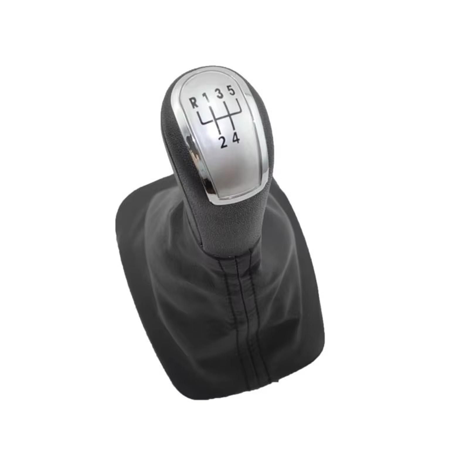 CPDDNGZMKK Gear Shift Knob Lever Car Gear Stick Shift Knob Sliver Cap for Fabia 1 MKI 2000-2008