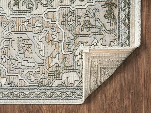 Alfombra Abani Savoy 237x310 cm Beige Vintage miniatura 6