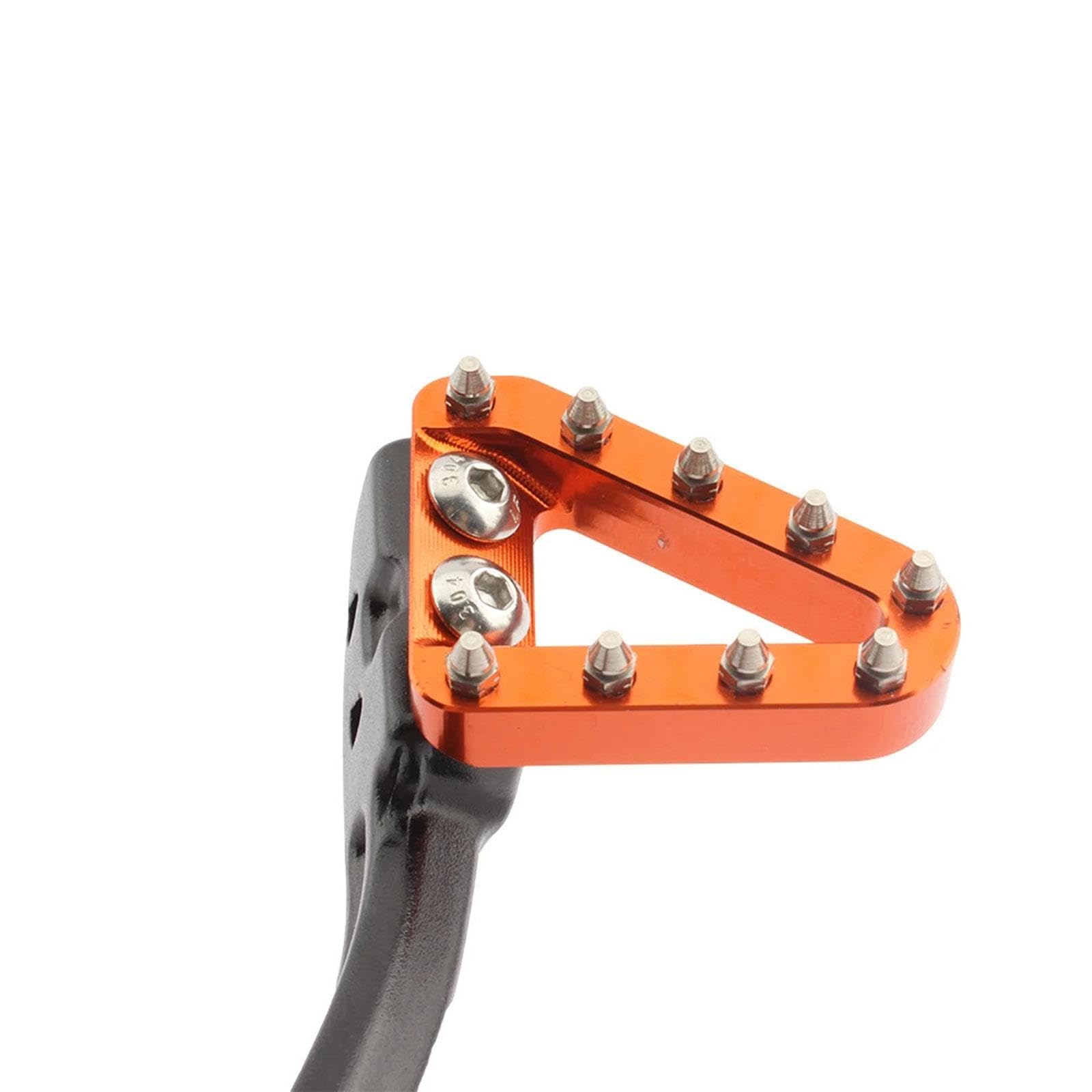 Pedal de freno trasero para motocicleta, palanca de pie, accesorio fácil de instalar, aleación de aluminio profesional, repuesto para Exc Xcw, Naranja