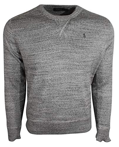Polo Ralph Lauren Mens Fleece Pullover Sweater (X-Large, Grey Heather)