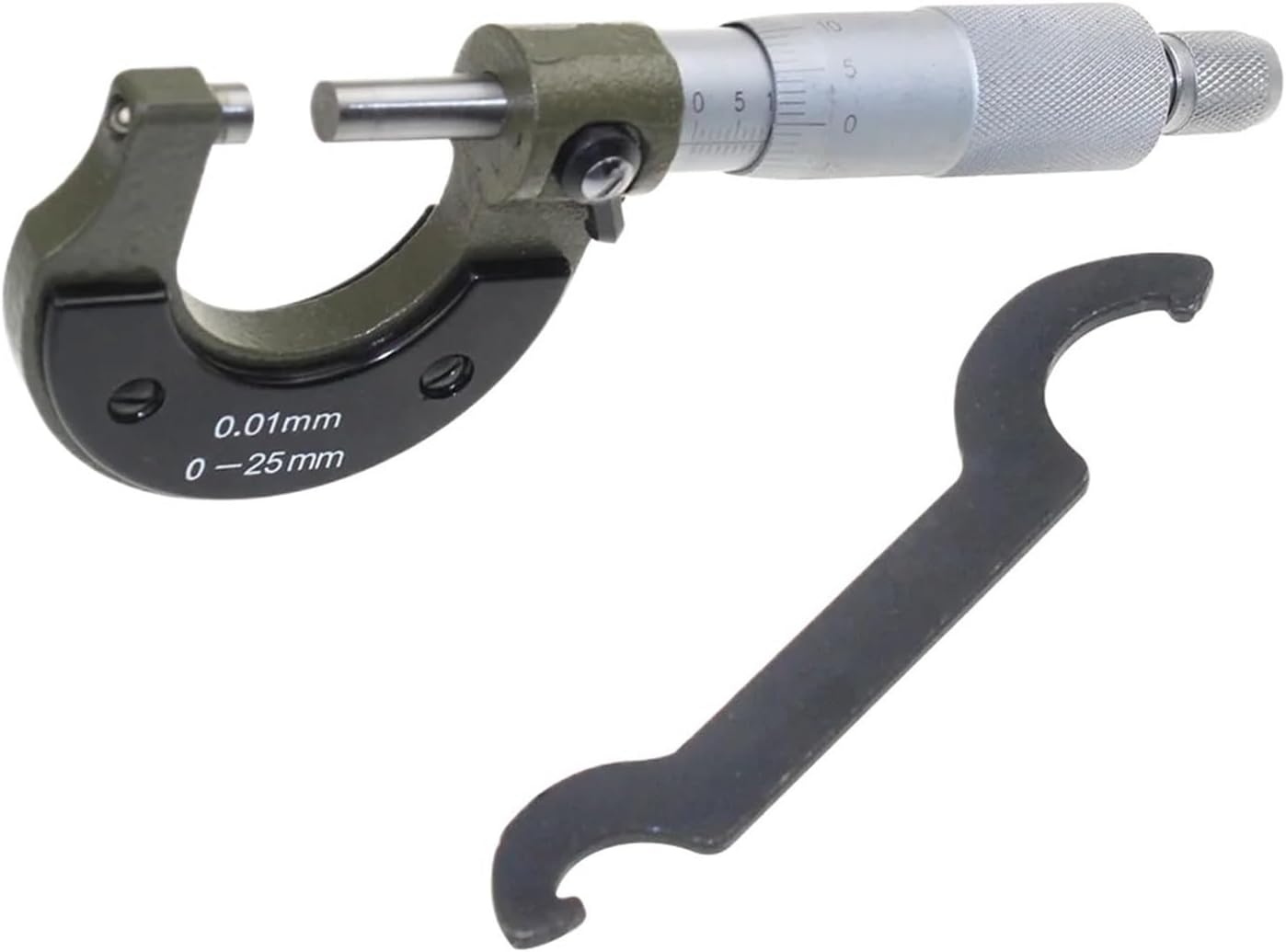 Tool Set 0-25mm 0.01mm Outside Micrometer – Vernier Caliper Measuring Tool with Box