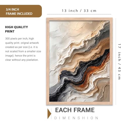 Image of kotart Aesthetic Art Home Decoration Painting | Paintings With Frame For Living Room Bed Room Hotel Wall Decor Digital Reprint (13x17 inch)