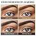 LSxia 2 Pcs Peel Off Eyebrow Gel Set, Natural Color Eye Gel Long-Lasting Waterproof Brow Tattoo, Easy Peel Off Brow Makeup - Up To 3 Days (Brown)