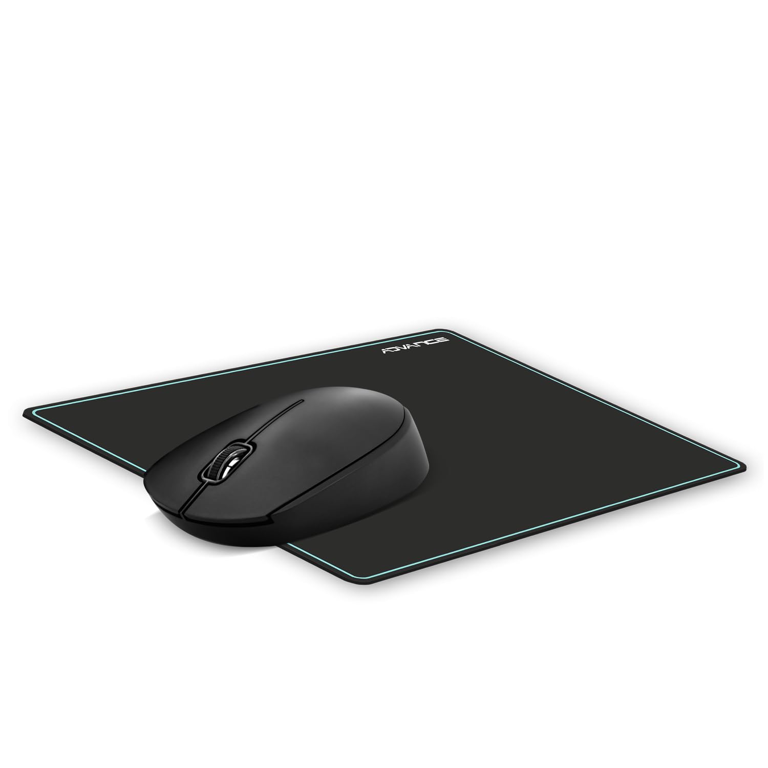 Advance | Elite Wireless Combo | Juego de Teclado inalámbrico + Alfombrilla | Kit de Escritorio para PC/portátil | Teclado ergonómico | Ratón óptico 1600 dpi y Rueda silenciosa | Alfombrilla