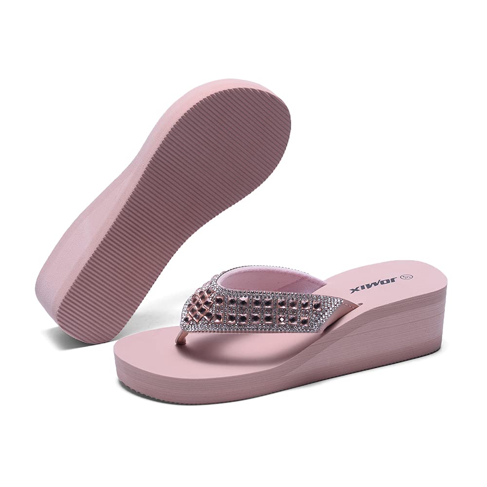 JOMIX Infradito Donna Eleganti Ciabatte Zeppa Casa Mare Piscina