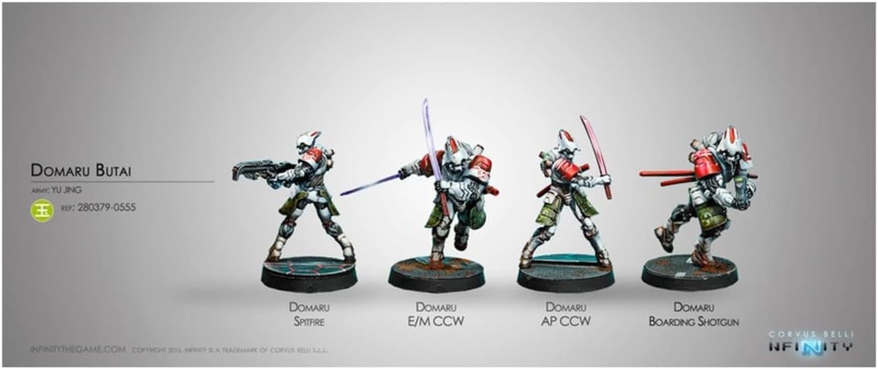 Corvus Belli S.L.L. Infinity Miniatures - Infinity: Yu Jing Domaru Butai โ Compatible with Infinity and Other Tabletop RPG TTRPG