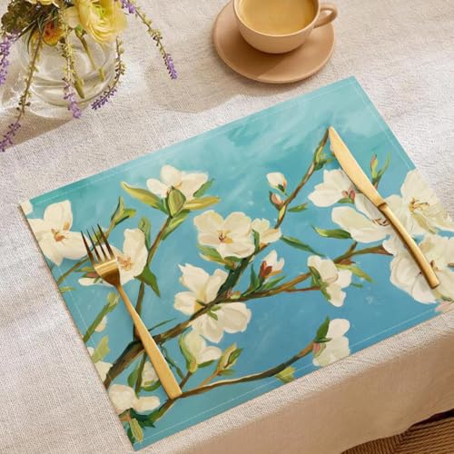 Sets de table de cuisine lavables 45x30 cm pour table propre