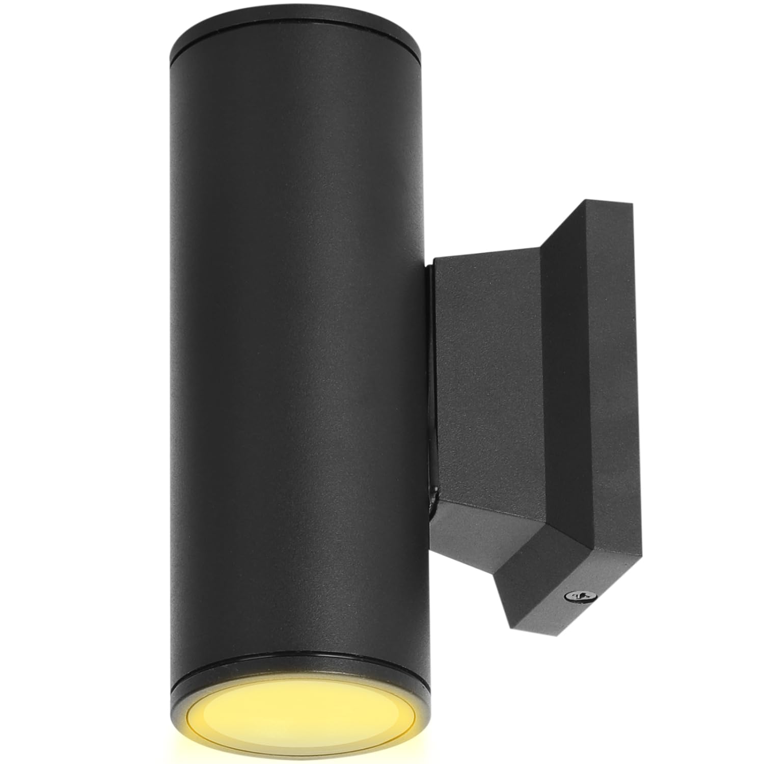 Aplique De Exterior LED Cuadrado De Aluminio Acabado Negro 14W 4000K IP54