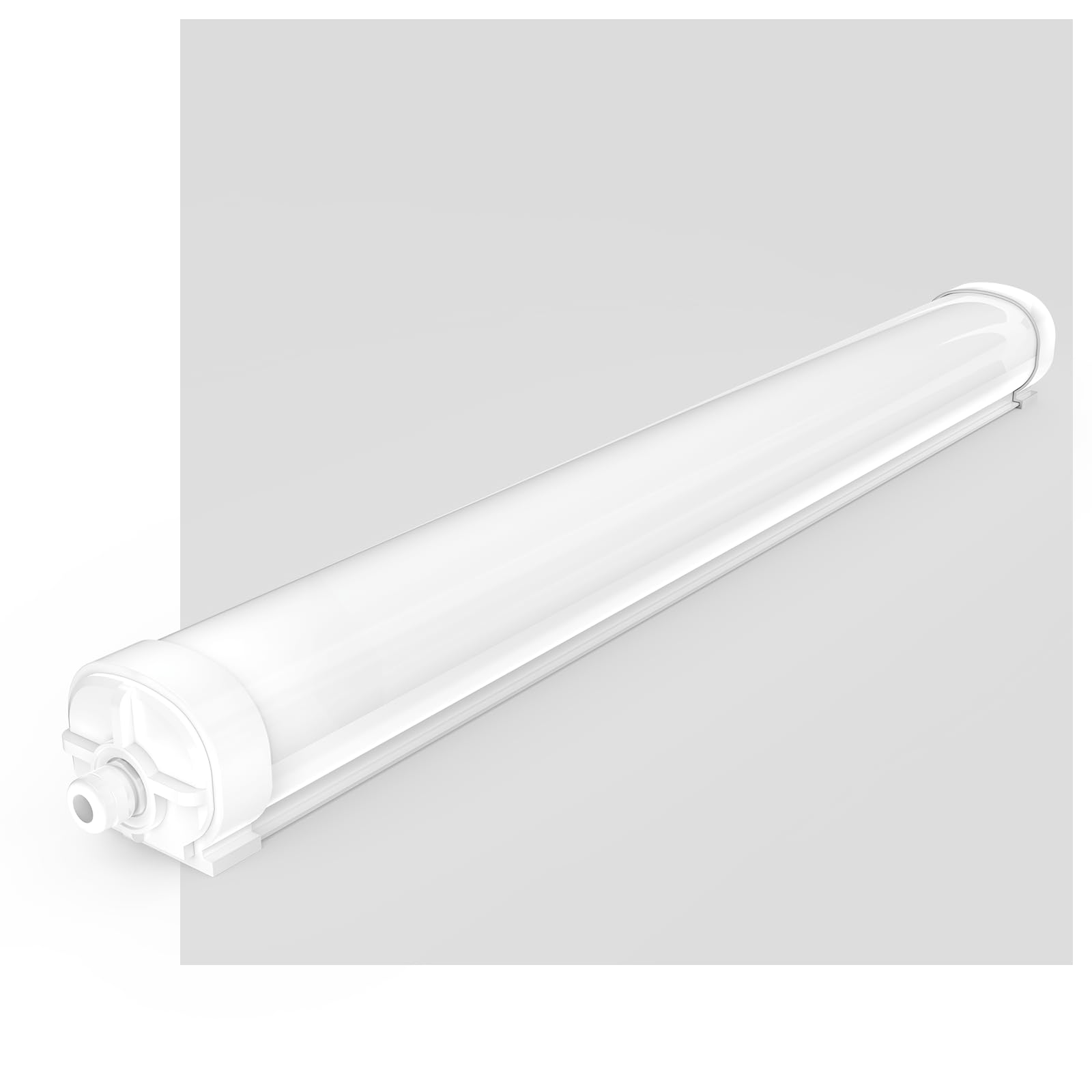 RUISUN LED Feuchtraumleuchte Bürodeckenleuchten Werkstattlampe IP65 Wasserdicht led leuchten decke Verknüpfbar
