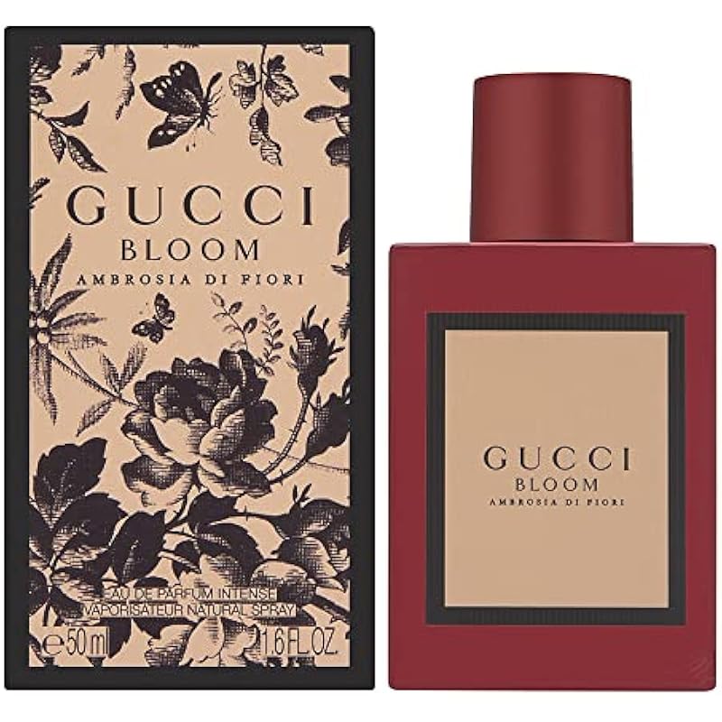 Gucci Bloom Ambrosia Di Fiori for Women 1.6 oz Eau de Parfum Intense Spray 1.6 Fl Oz (Pack of 1)