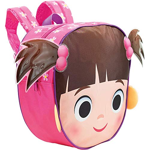 Mochila 12 Monstros Monster Friends Rosa - 8573 - Artigo Escolar Monstros, Rosa