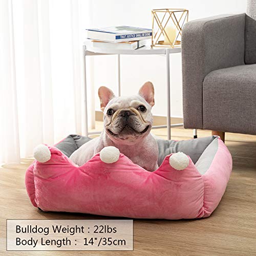 Hollypet HDHP-DB-PKCR1 Pet Bed For Dog And Cat Rectangle Plush Warm Puppy Sofa Mat Cushion thumb #1