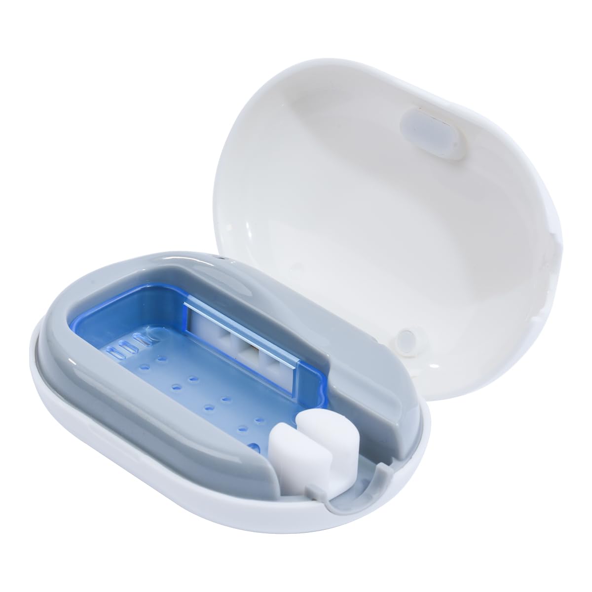 Étui de stérilisateur de Brosse à Dents UV, Mini stérilisateur de Brosse à Dents Portable, Ensemble de stérilisateur de Brosse à Dents Rechargeable avec Support