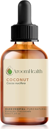 Óleo vegetal puro natural de Coconut - 50ml