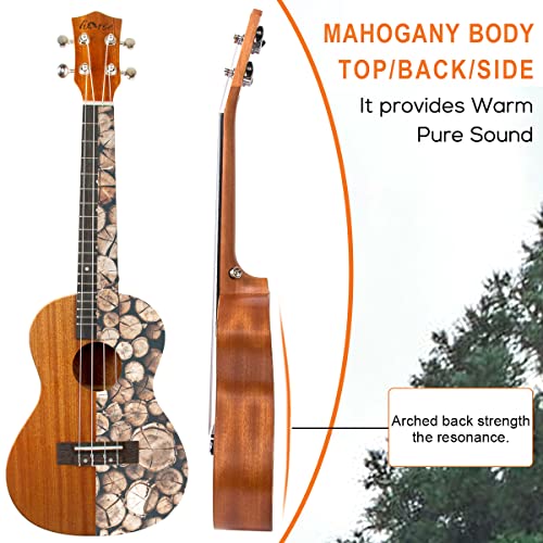 Ukulélé Concert,Horse Ukulele Debutant pour Adultes avec 23 Pouces Housse Confortable Sangle Ukulélé Cordes Accordeur… - Les Beatles, Paul McCartney, John Lennon, RIngo Starr, George Harrison Ukulélé Concert,Horse Ukulele Debutant pour Adultes avec 23 Pouces Housse Confortable Sangle Ukulélé Cordes Accordeur… – Image 4