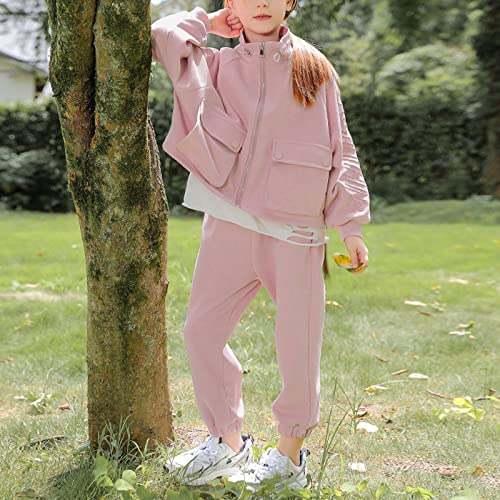 Amropi Completo da Bambina Ragazze Tuta Giacca e