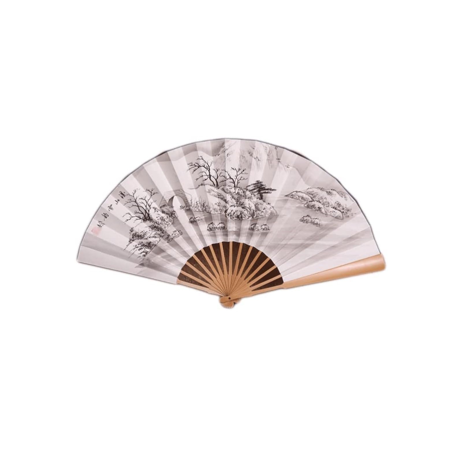 WDCDYQDH Folding Fans Paper Fan Chinese Tradition Hand Hand-painted Pattern Calligraphy For Home Decoration Decorative (c) (c One Size)