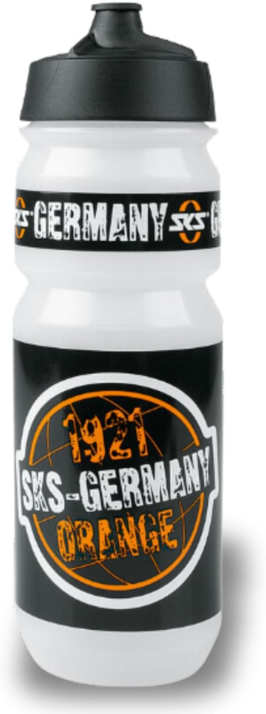 SKS GERMANY Twist Bottle Large 11315 Bicycle Water Bottle, Transparent, 750 ml