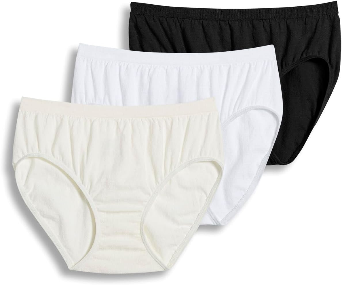 Jockey Women's Underwear Comfies Cotton Hipster - 3 Pack