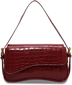 2025 Small Shoulder Bag Y2K Purse for Women, Clutch Purse Handbag Satchel Tote Bag Classic Retro Crossbody Bag
