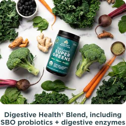 Ancient Nutrition Organic Super Greens Powder, Probiotics, Spirulina - image 7