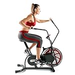 Marcy Air-Resistance Exercise Fan Bike With Dual Acction Handlebars