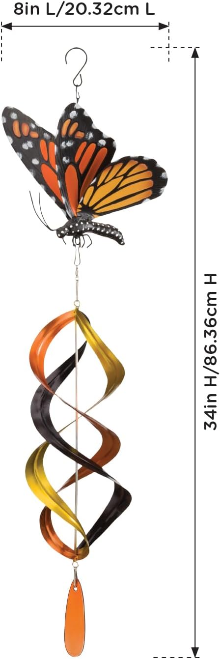 Regal Art & Gift Hanging Wind Spinner - Monarch