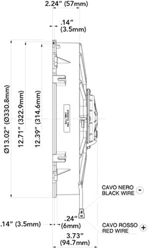 Miniatura 3 de Spal 30102025 Ventilador de alto rendimiento/empujador de 12.0 pulgadas