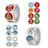 【Regalo ideal】las etiquetas adhesivas navideñas de kraft se pueden aplicar como regalo para enviar a sus hijos, amigos, familias, maestros a una fiesta de cumpleaños, fiesta de Navidad u otros festivales significativos.Se puede usar para decorar paquetes de postres, cajas de regalo, sobres, diarios, álbum de fotos, álbum de recortes, etc.