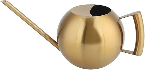 Miniatura 10 de Regadera de acero inoxidable de 33.8 fl oz, olla de riego con boquilla larga, herramienta de riego para plantas de jardín, herramienta de riego para