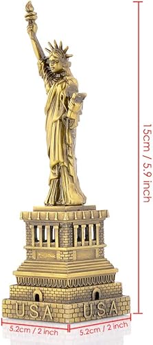 Miniatura 6 de DS. DISTINCTIVE STYLE Estatua de la Libertad Modelo Estatua de la Libertad Estatua Metálica Estatua de la Libertad Figura para Recuerdos - 5.9