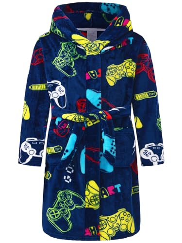 ECGK Boys Fleece Robe, Hooded...