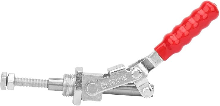 1 Pack Push Pull Toggle Clamp, Stainless Steel Type Handle, Quick Release Toggle Holding Clamp Tool, Push Pull Clamp for Woodworking Jigs and Fixtures GH-36204