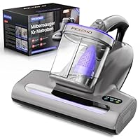 PEXCHO PM600 Milbensauger mit UV-Licht, 500W Matratzensauger für Allergiker Filter zur Entfernt 99,9% der Staub-Milben, Allergene, Tierhaare von Matratzen, Teppichen und Sofas