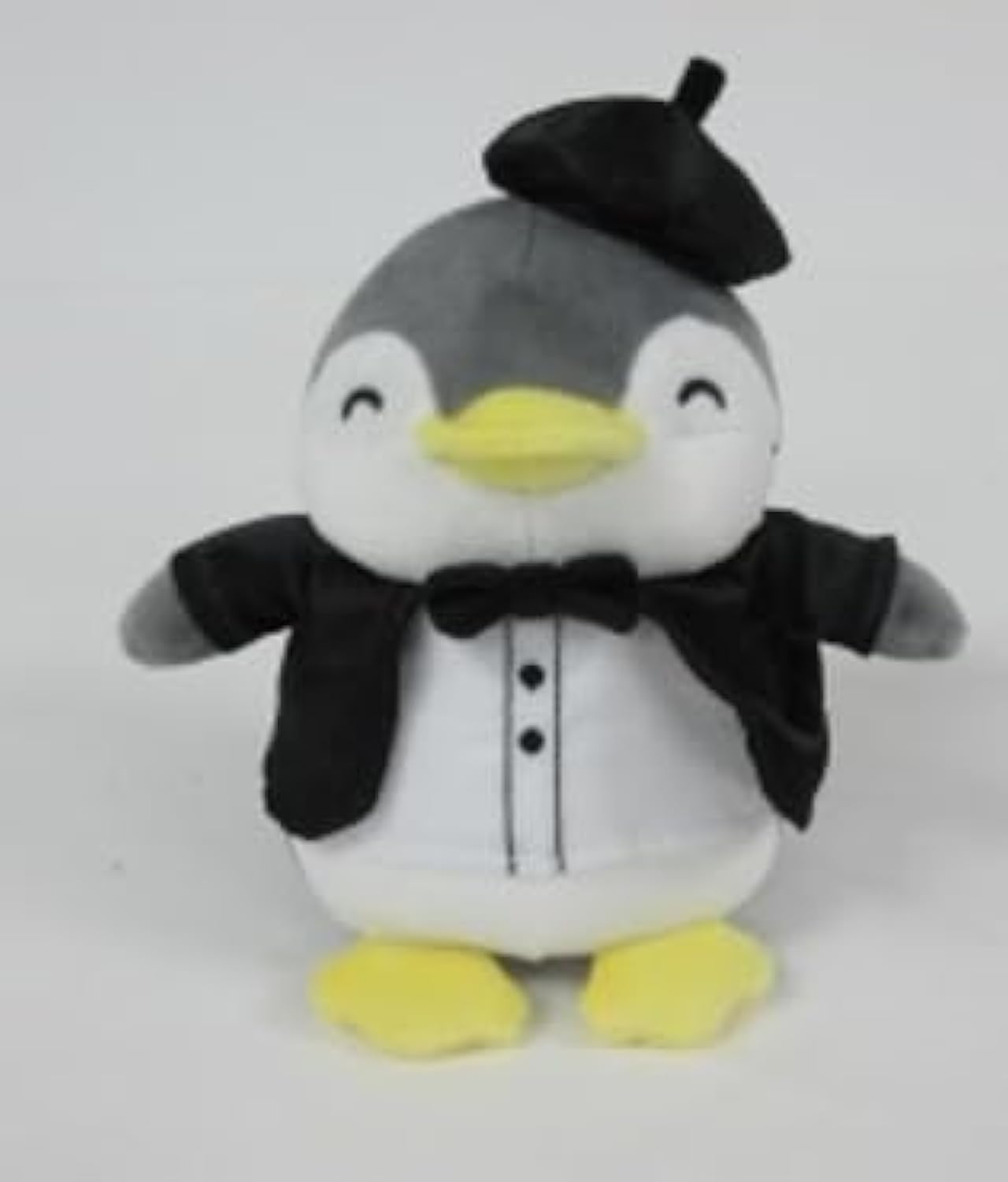 Miniso Mini Family Series 7in Penguin Plush Toy Suit Stylish - Main Image