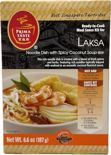 Prima Taste Laksa Kit, 6.6-Ounce Boxes (Pack of 3)