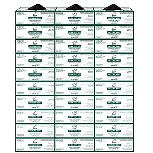 Image of Zero Waste USA 6,000 Premium Dog Waste Station Refill Roll Bags - Up to 40% Thicker & Stronger than Competitor Bags - Guaranteed to Fit Any Commercial Roll Bag Dispenser - 30 Rolls of 200 Bags