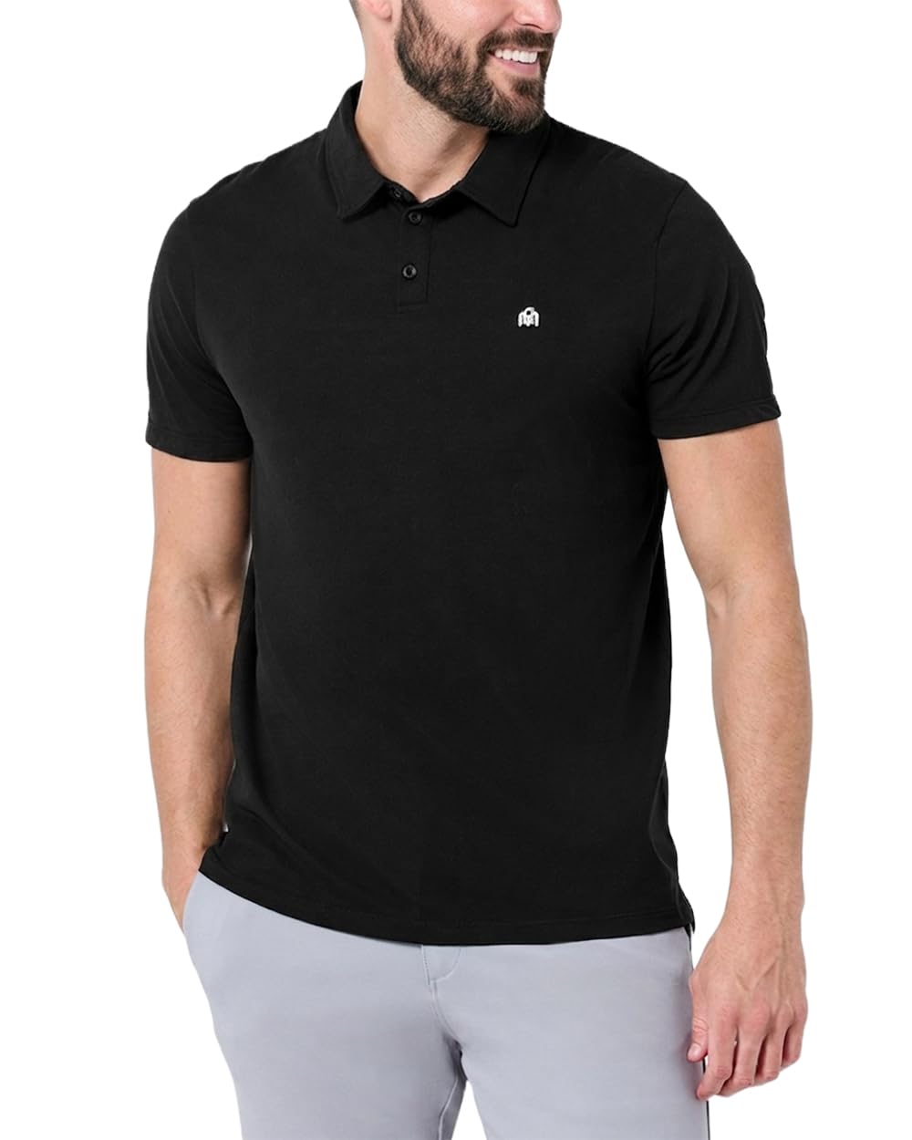 INTO THE AM Slim Fit Polo