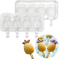 Vista 20 de Molde de silicona para paletas de helado, molde de silicona suave y liso para bricolaje, hecho en casa, helado, caramelo, pastel, molde Tipo 19