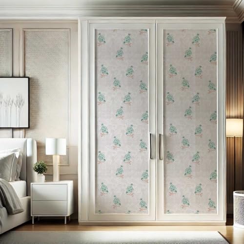 Papier peint mural masquant défauts S4Sassy vinyle roses vert 63x152 - 5