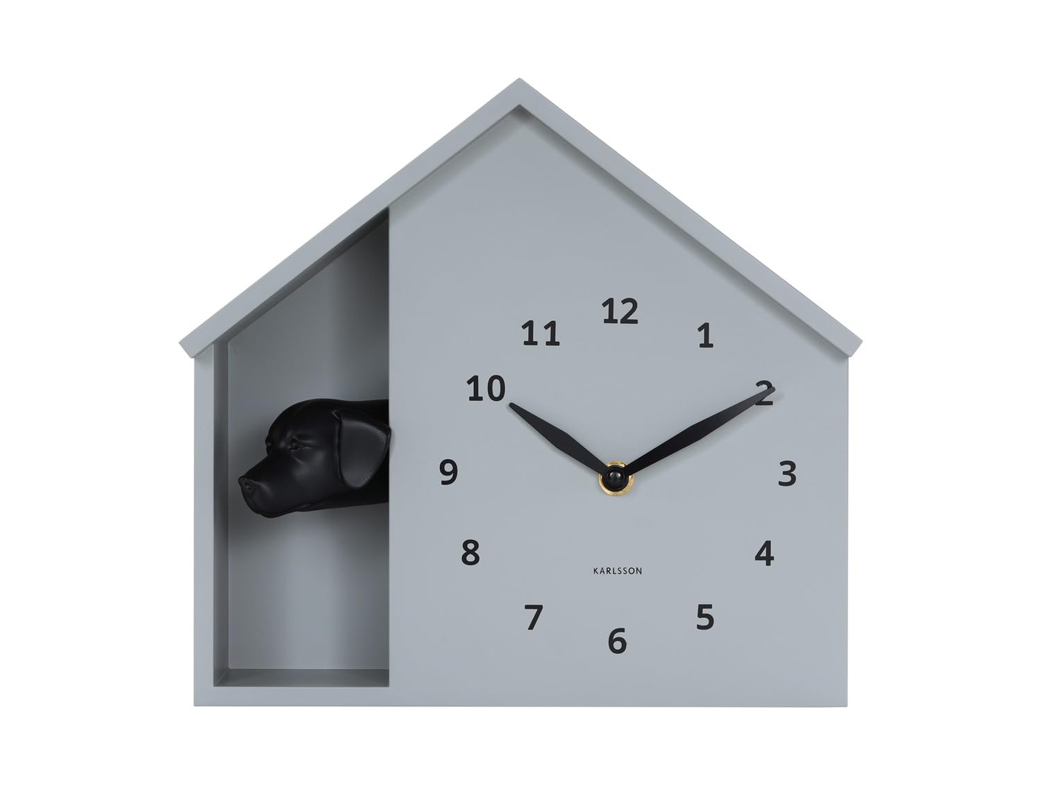 Karlsson Horloge à Poser Peeking Doggy : l'heure lisible et sans bruit